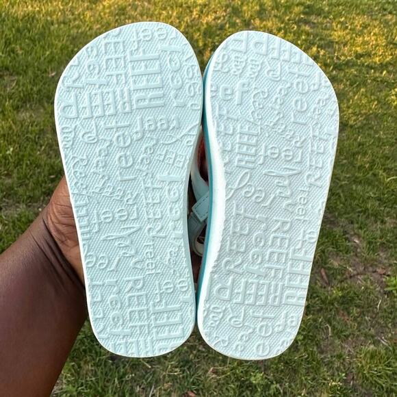 Reef‎ Little Ahi Toddler Flip Flop Beach Sandals Size 7/8 - Picture 8 of 12